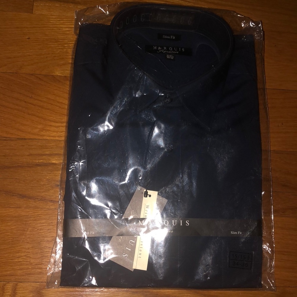 Marquis Men’s Slim Fit Dress Shirt - NWT
